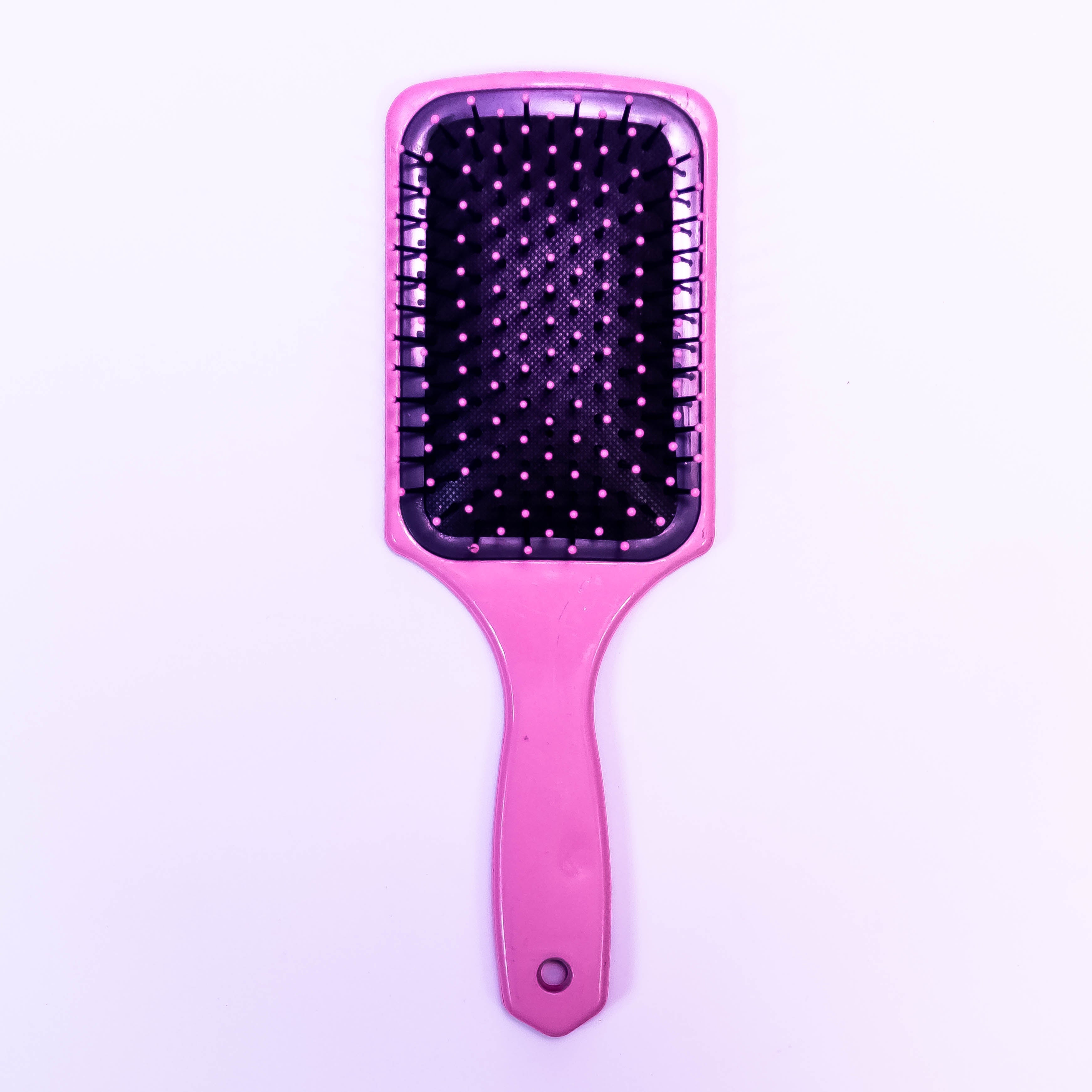 Golden Dazzle Flower Printed Hair Brush