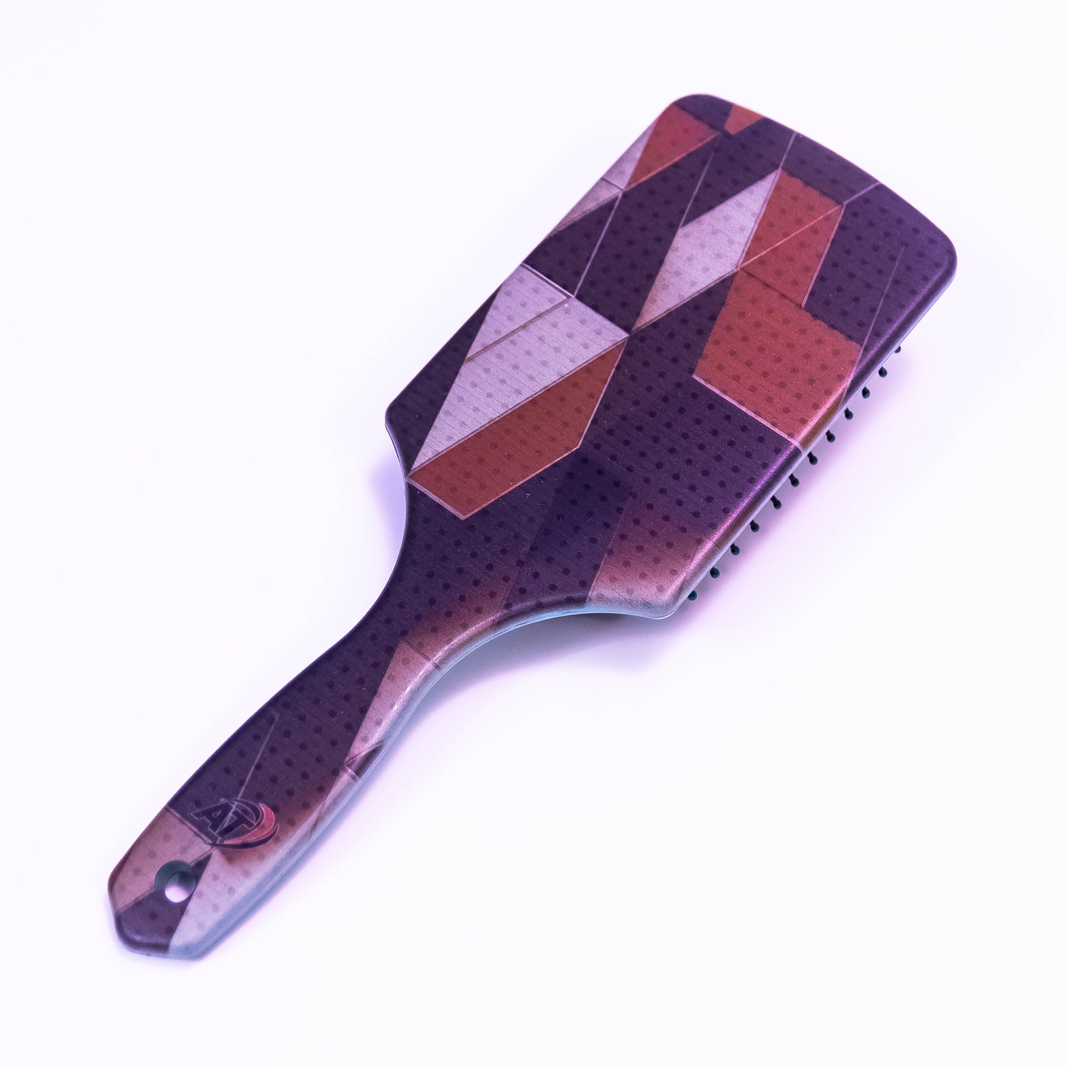 Geometrical Design Printed Hair Brush