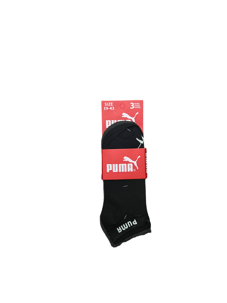 CL - Branded P-u-m-a Ankle Socks 3(Pack Of 3)